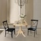 International Concepts 42 in. Dual Drop Leaf Table with 2 Cross Back Dining Chairs - 3 Piece Dining Set K01-42DP-C46-613P - alternate 7